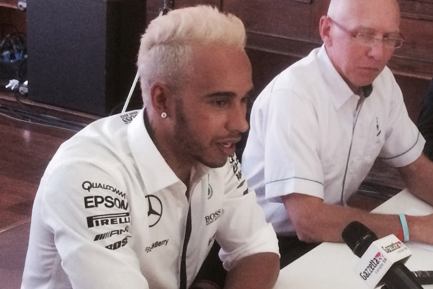 Museo Scienza e Tecnologia conferenza Petronas, Q&A a L.Hamilton,  settembre 2015